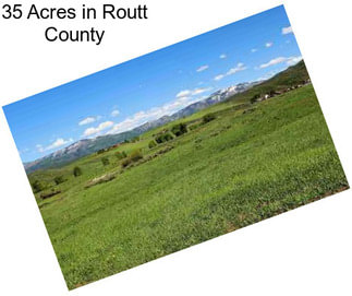 35 Acres in Routt County