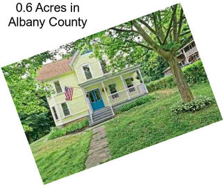 0.6 Acres in Albany County
