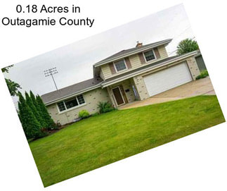 0.18 Acres in Outagamie County