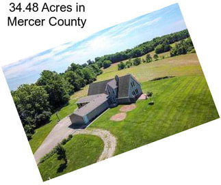 34.48 Acres in Mercer County