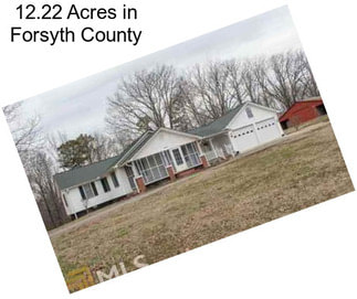 12.22 Acres in Forsyth County