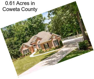 0.61 Acres in Coweta County