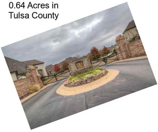 0.64 Acres in Tulsa County