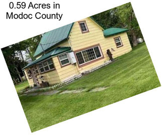 0.59 Acres in Modoc County