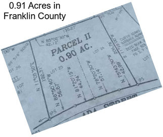 0.91 Acres in Franklin County