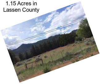 1.15 Acres in Lassen County