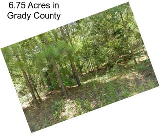 6.75 Acres in Grady County