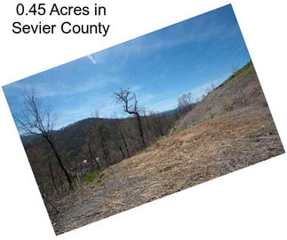 0.45 Acres in Sevier County