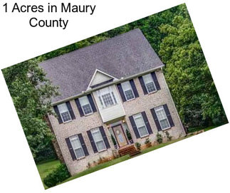 1 Acres in Maury County