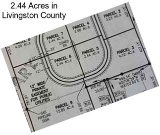 2.44 Acres in Livingston County