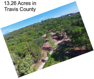 13.26 Acres in Travis County