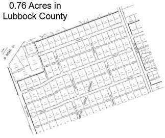 0.76 Acres in Lubbock County