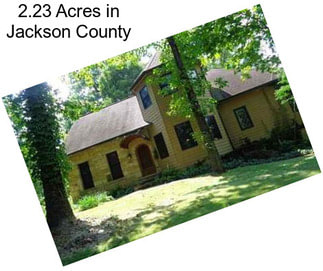 2.23 Acres in Jackson County