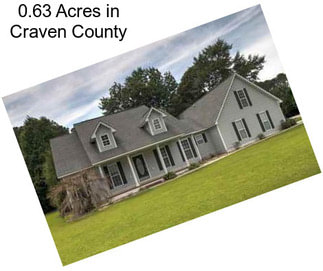 0.63 Acres in Craven County