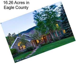 16.26 Acres in Eagle County