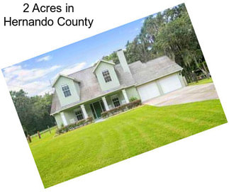 2 Acres in Hernando County