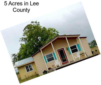 5 Acres in Lee County