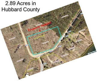 2.89 Acres in Hubbard County