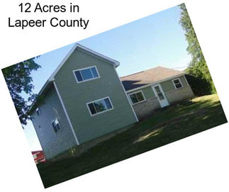 12 Acres in Lapeer County