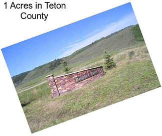 1 Acres in Teton County