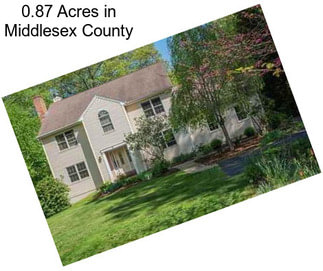 0.87 Acres in Middlesex County