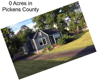 0 Acres in Pickens County