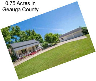 0.75 Acres in Geauga County
