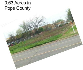 0.63 Acres in Pope County