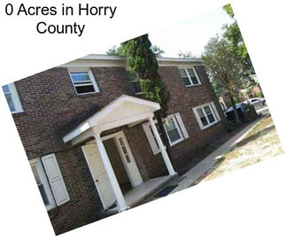 0 Acres in Horry County