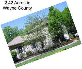 2.42 Acres in Wayne County