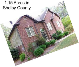 1.15 Acres in Shelby County