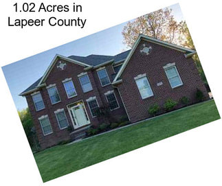 1.02 Acres in Lapeer County