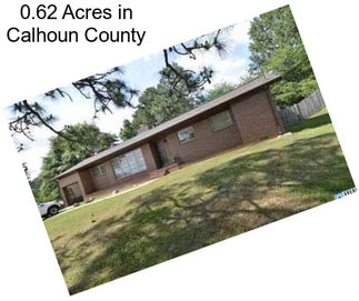 0.62 Acres in Calhoun County