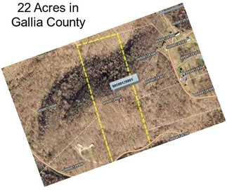 22 Acres in Gallia County