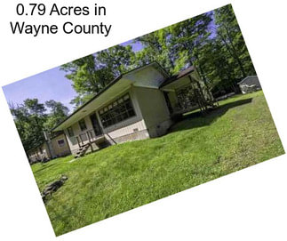 0.79 Acres in Wayne County
