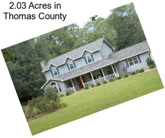 2.03 Acres in Thomas County