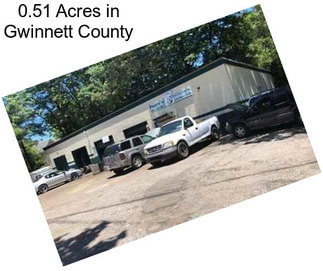 0.51 Acres in Gwinnett County
