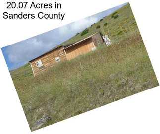 20.07 Acres in Sanders County