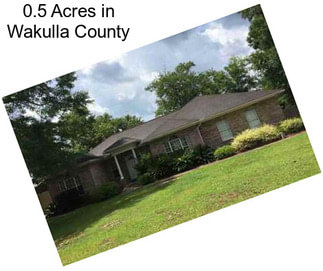 0.5 Acres in Wakulla County