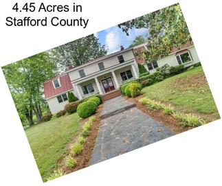 4.45 Acres in Stafford County