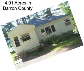 4.01 Acres in Barron County