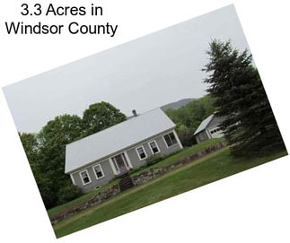 3.3 Acres in Windsor County