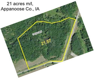 21 acres m/l, Appanoose Co., IA