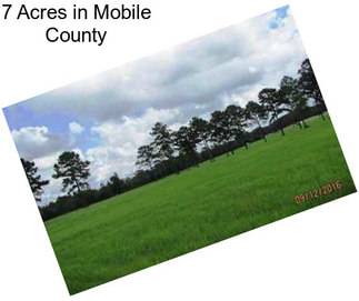 7 Acres in Mobile County