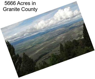 5666 Acres in Granite County