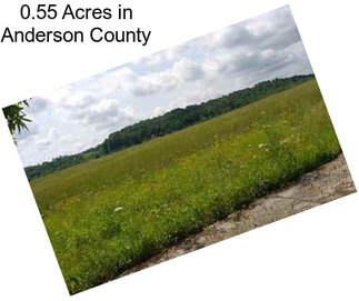 0.55 Acres in Anderson County