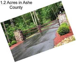 1.2 Acres in Ashe County