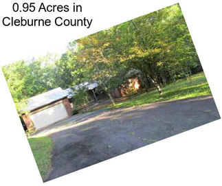 0.95 Acres in Cleburne County