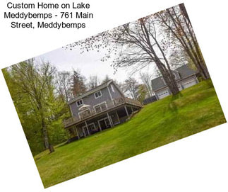 Custom Home on Lake Meddybemps - 761 Main Street, Meddybemps