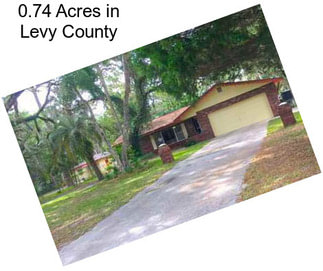 0.74 Acres in Levy County